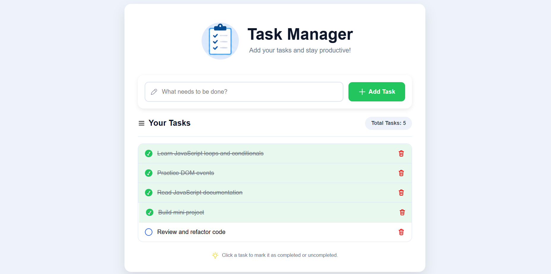 Task manager project
